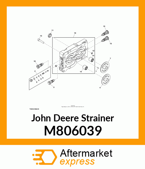 STRAINER, STRAINER M806039