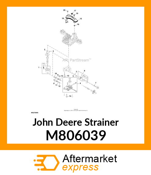 STRAINER, STRAINER M806039