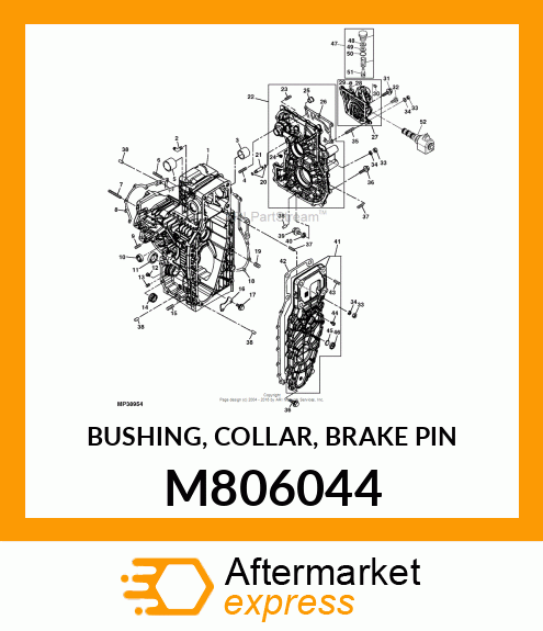 BUSHING, COLLAR, BRAKE PIN M806044