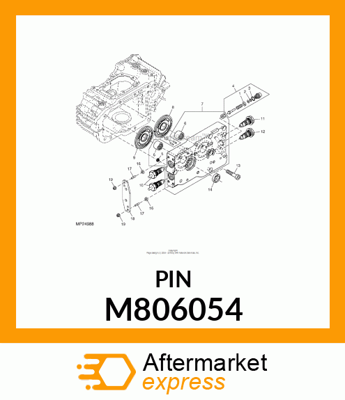 PIN, PIN, 4X13.8 M806054