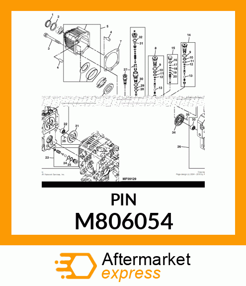 PIN, PIN, 4X13.8 M806054