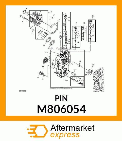 PIN, PIN, 4X13.8 M806054