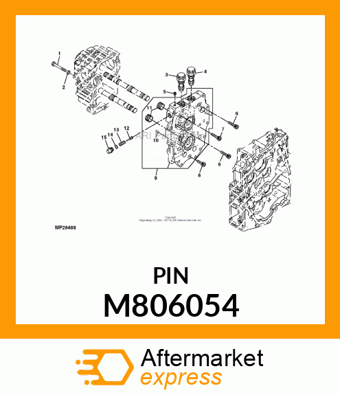 PIN, PIN, 4X13.8 M806054