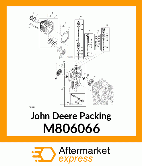 PACKING, MOTOR CASE M806066