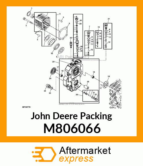 PACKING, MOTOR CASE M806066