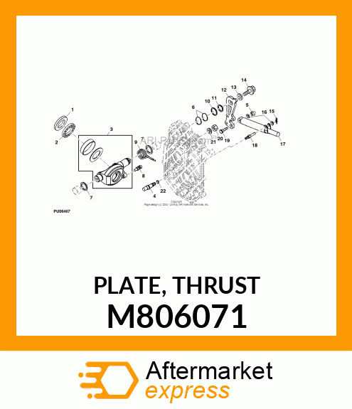 PLATE, THRUST M806071