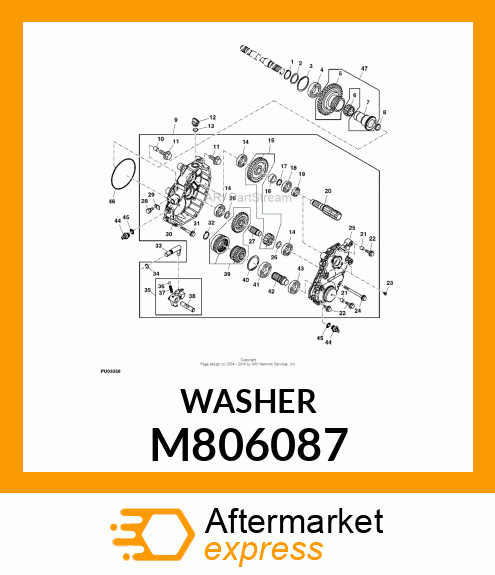 WASHER, WASHER M806087