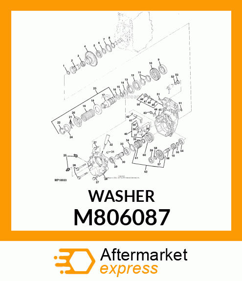 WASHER, WASHER M806087