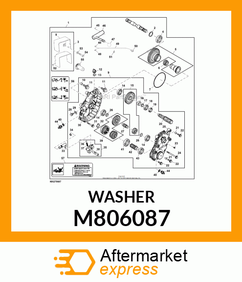 WASHER, WASHER M806087