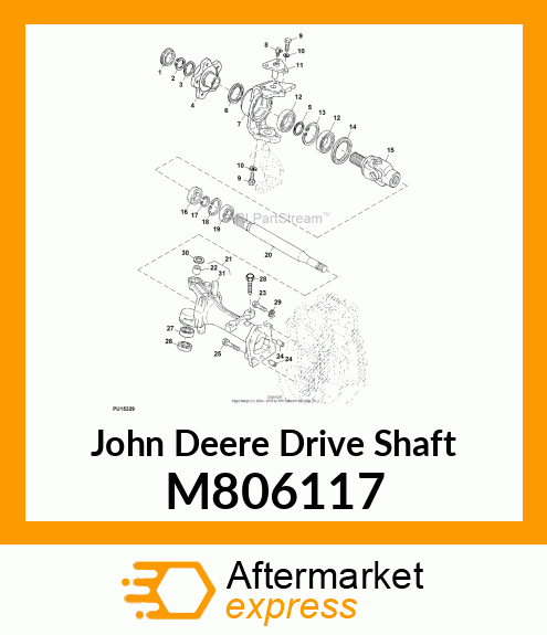 SHAFT, DRIVE (WITH PAINT) M806117