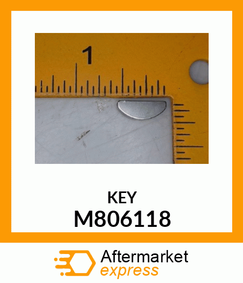 SHAFT KEY, KEY, 13X3.2 M806118