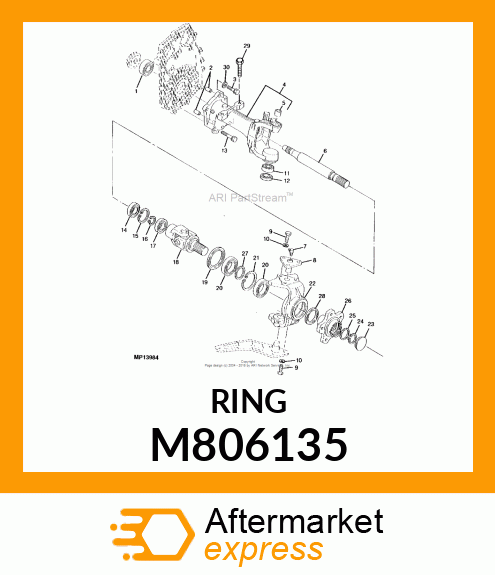 WASHER, 45X52X2.8 M806135