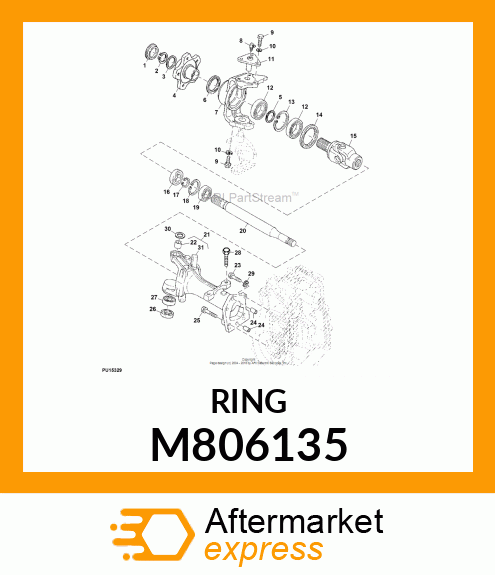 WASHER, 45X52X2.8 M806135