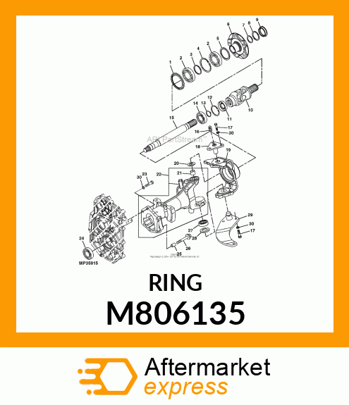 WASHER, 45X52X2.8 M806135