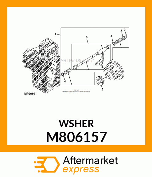 WASHER, WASHER, 16.5X24X1 M806157