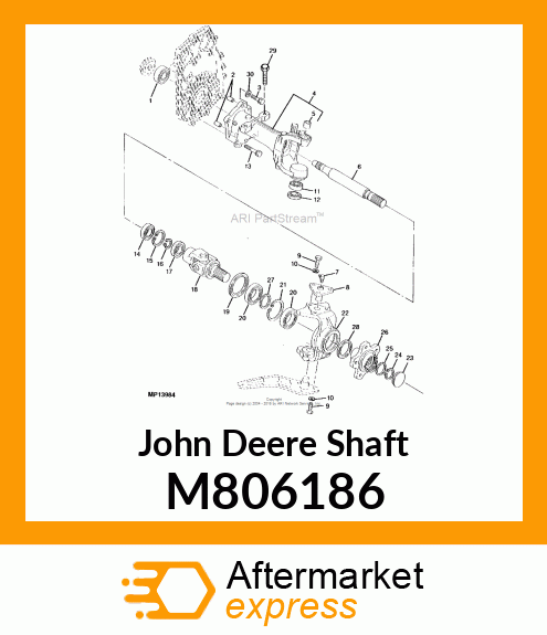 SHAFT, RH REARAXLE M806186