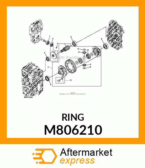 RING, RETAINING 12X1.6 M806210