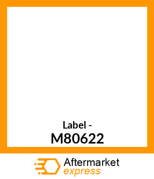 Label - M80622