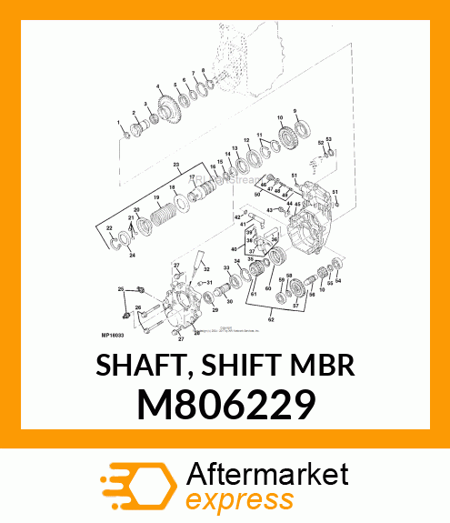 SHAFT, SHIFT MBR M806229