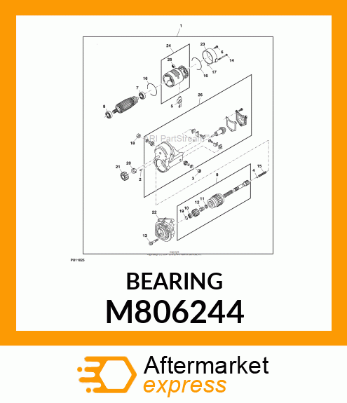 BEARING M806244