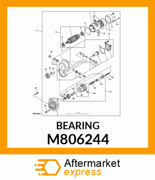 BEARING M806244