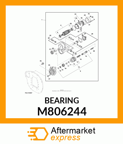 BEARING M806244