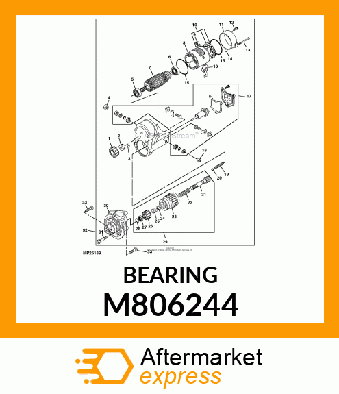 BEARING M806244