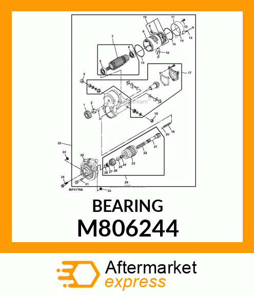 BEARING M806244