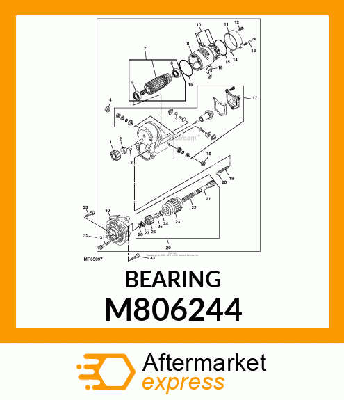 BEARING M806244