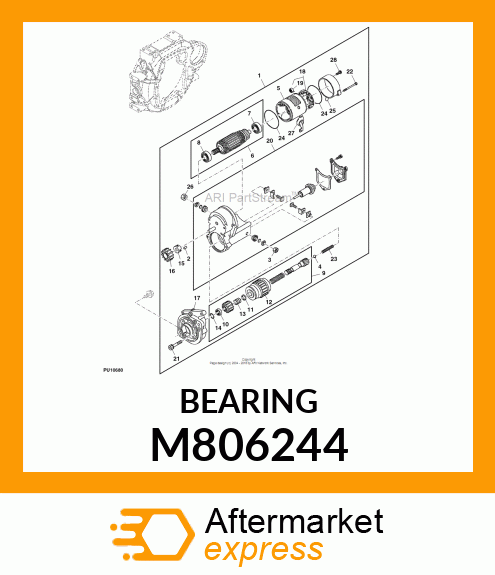 BEARING M806244