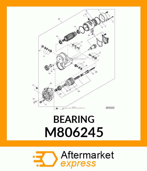 BEARING M806245