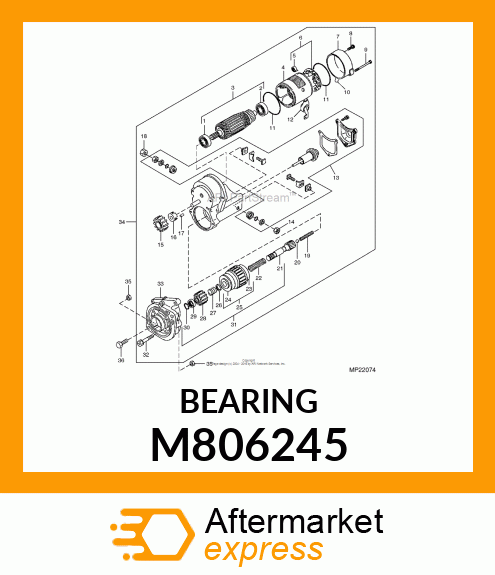 BEARING M806245