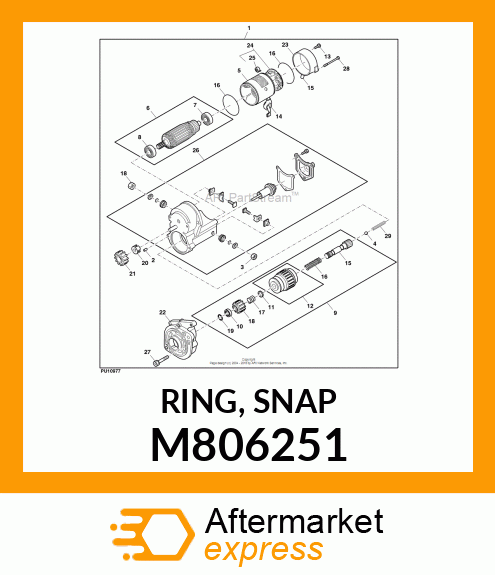 RING, SNAP M806251