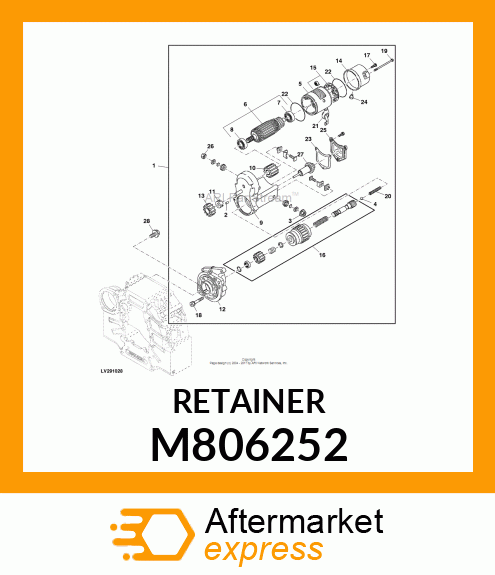 RETAINER M806252