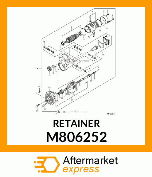 RETAINER M806252