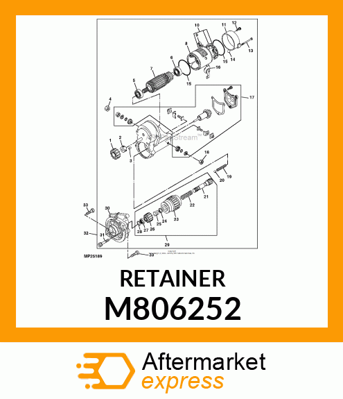 RETAINER M806252