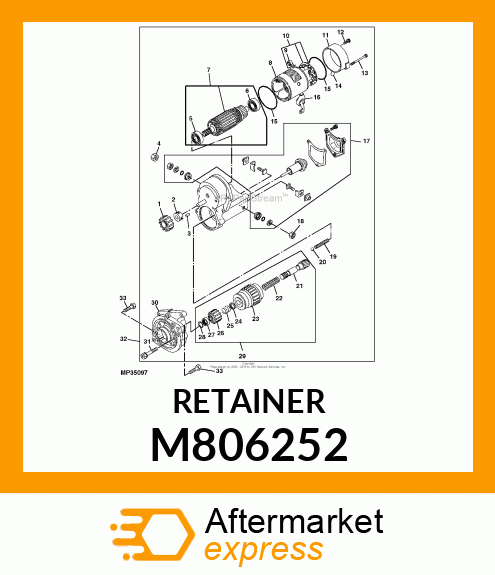 RETAINER M806252