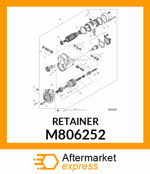 RETAINER M806252