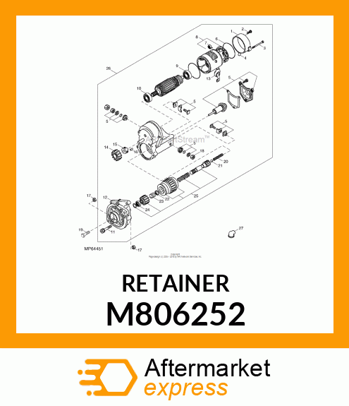 RETAINER M806252