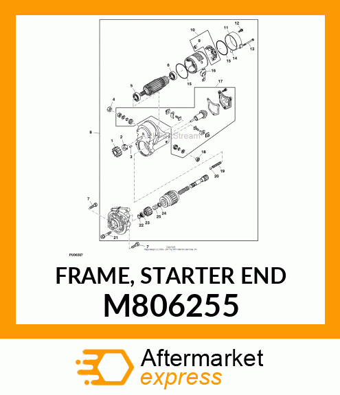 FRAME, STARTER END M806255