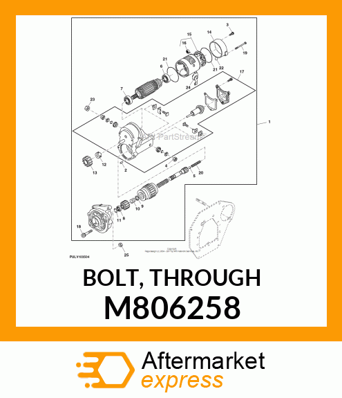 BOLT, THROUGH M806258