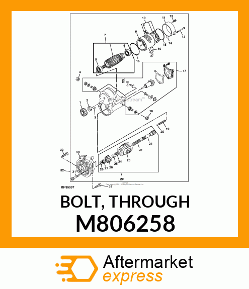 BOLT, THROUGH M806258