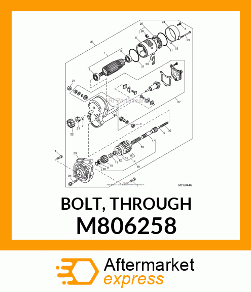 BOLT, THROUGH M806258