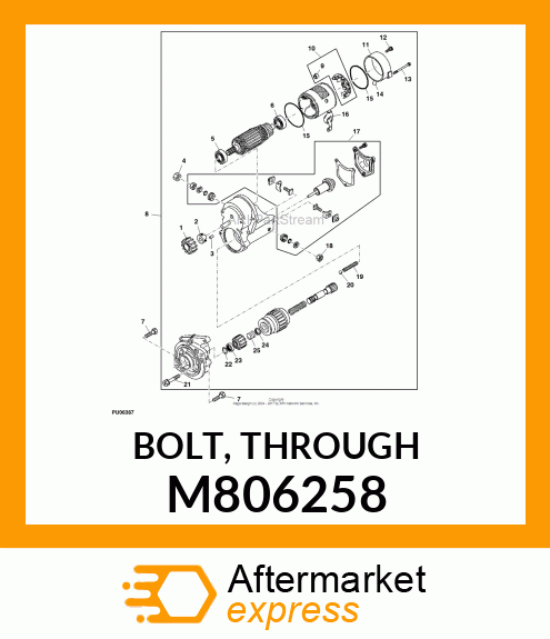 BOLT, THROUGH M806258