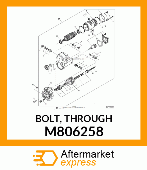 BOLT, THROUGH M806258