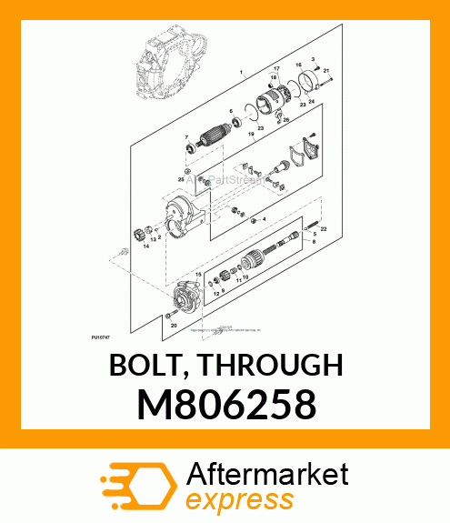 BOLT, THROUGH M806258