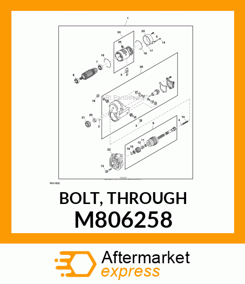 BOLT, THROUGH M806258