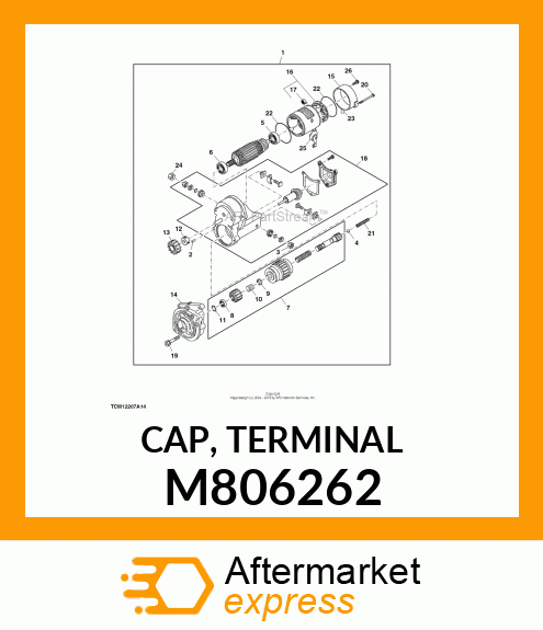 CAP, TERMINAL M806262