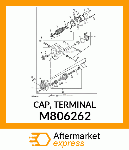 CAP, TERMINAL M806262