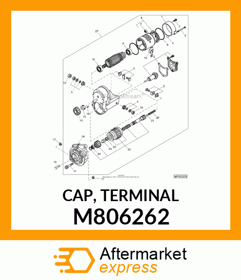 CAP, TERMINAL M806262